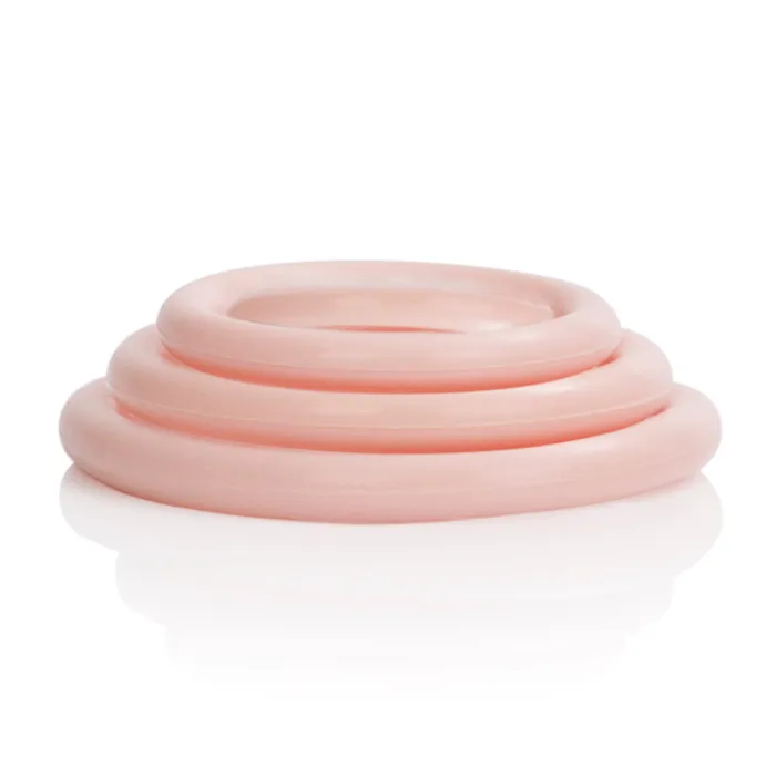 Female Sex Toys Silicone Support Rings Ivory CalExotics Female Sex Toys Silicone Support Rings Ivory CalExotics