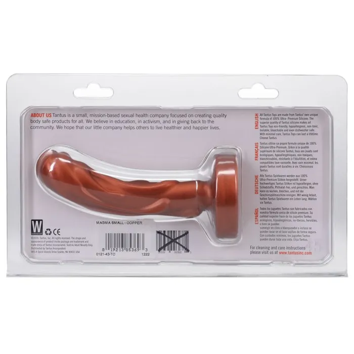 Female Sex Toys Tantus Mini Magma Dildo Copper
