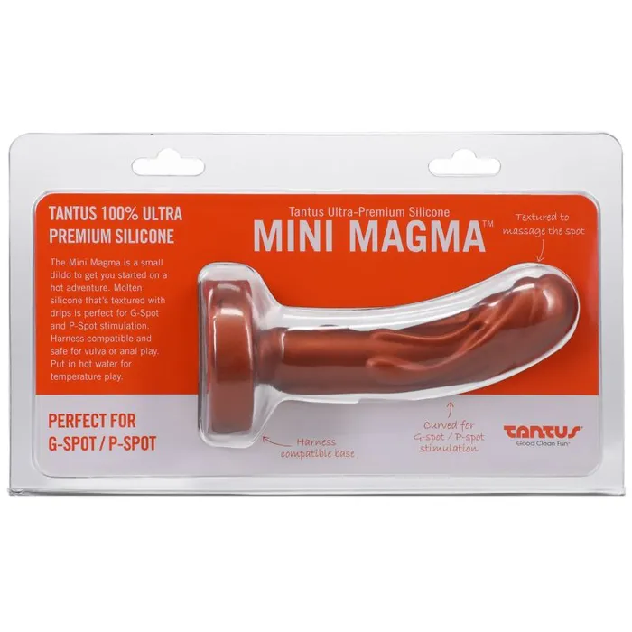 Female Sex Toys Tantus Mini Magma Dildo Copper