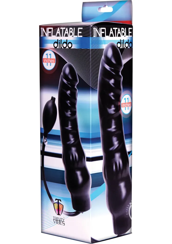 Female Sex Toys Trinity Men Inflatable 11in Dildo Trinity Men