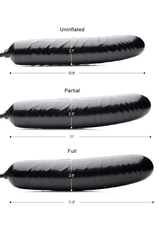 Female Sex Toys Trinity Men Inflatable 11in Dildo Trinity Men