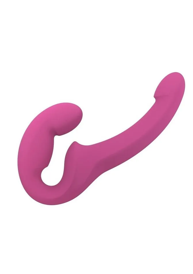 Fun Factory Female Sex Toys Share Lite Silicone Strapless StrapOn Dildo Blackberry