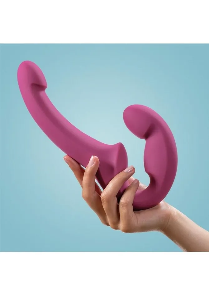 Fun Factory Female Sex Toys Share Lite Silicone Strapless StrapOn Dildo Blackberry