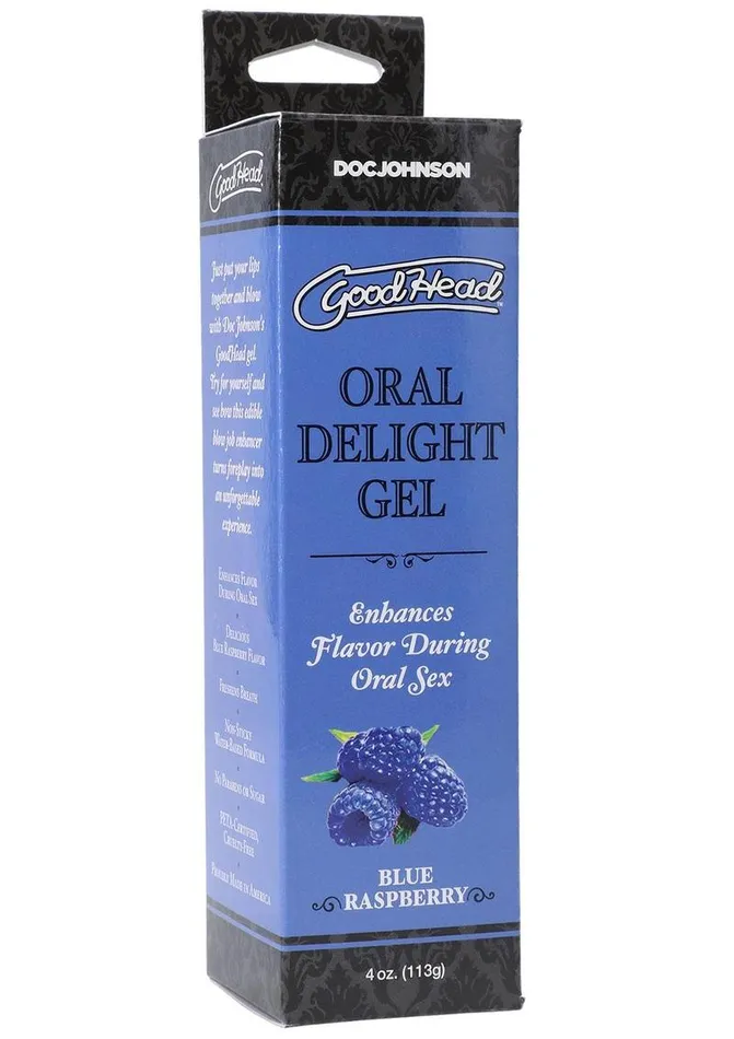 GoodHead Goodhead Oral Delight Gel Flavored Blue Raspberry Anal GoodHead Goodhead Oral Delight Gel Flavored Blue Raspberry Anal