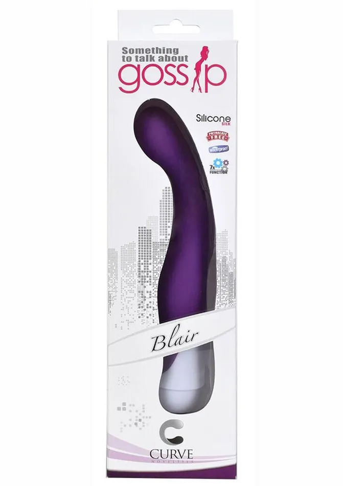 Gossip Blair 7 Speed Silicone GSpot Vibrator Gossip Female Sex Toys