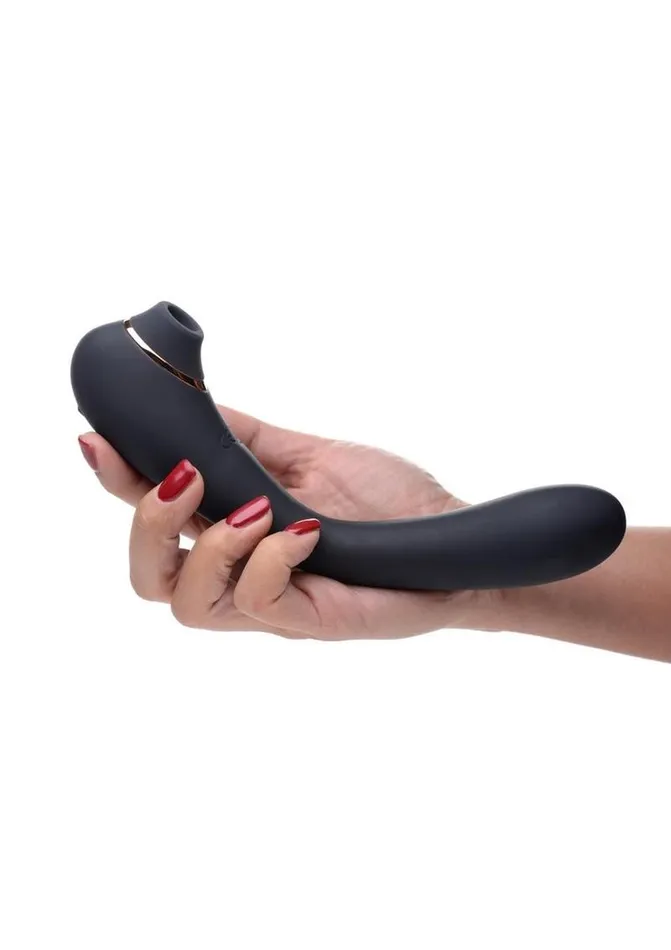 Inmi Shegasm 7x Pose Silicone Rechargeable Suction Vibrator SHEGASM Female Sex Toys