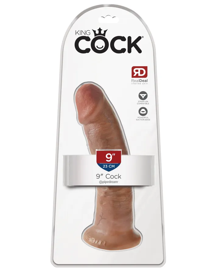King Cock 9 Inch Cock Tan Pipedream Dildos King Cock 9 Inch Cock Tan Pipedream Dildos