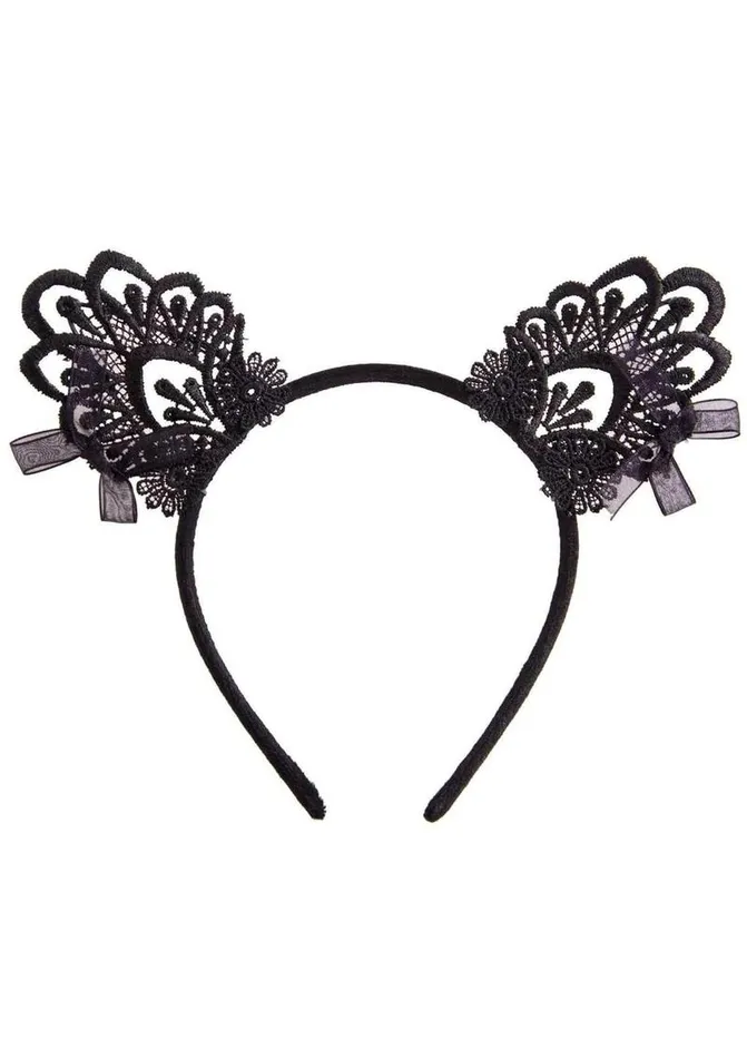 Leg Avenue Female Sex Toys Leg Avenue Venice Lace Cat Ears with Organza Bows Leg Avenue Female Sex Toys Leg Avenue Venice Lace Cat Ears with Organza Bows