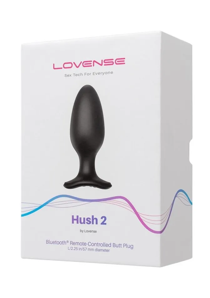 Lovense Hush 2 Rechargeable App Compatible Silicone Vibrating Anal Plug Lovense Male Sex Toys Lovense Hush 2 Rechargeable App Compatible Silicone Vibrating Anal Plug Lovense Male Sex Toys