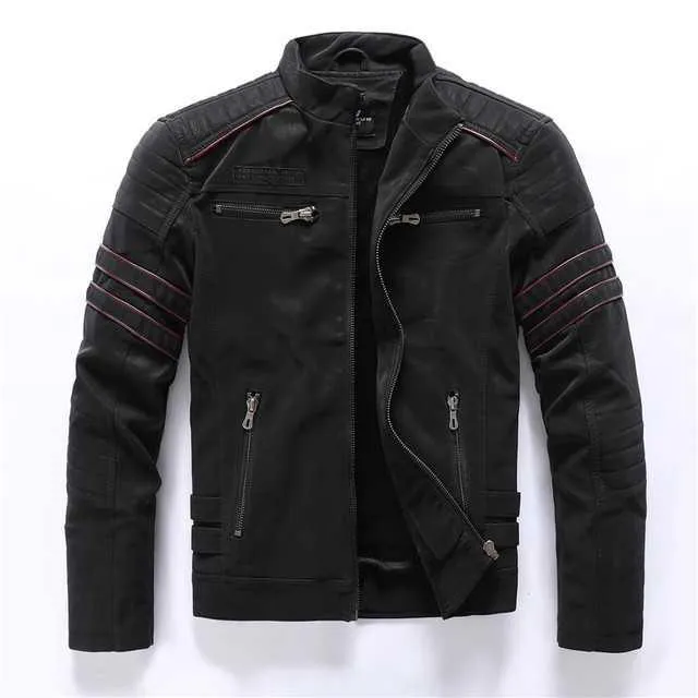 Male Sex Toys Men Leather Jacket cj