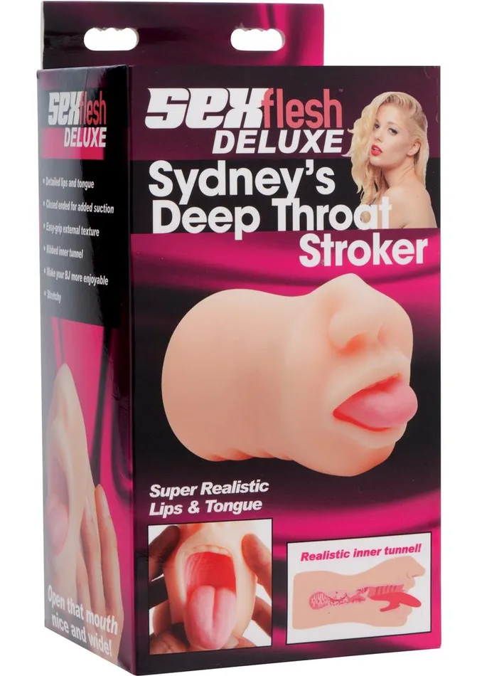 Male Sex Toys SEXFLESH Sexflesh Deluxe Sydneys Deep Throat Stroker Male Sex Toys SEXFLESH Sexflesh Deluxe Sydneys Deep Throat Stroker