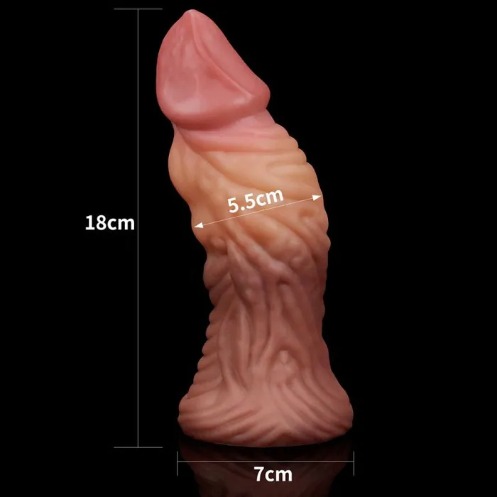 Male Sex Toys The Toolshed AU Dual layered Platinum Silicone Plug 7in