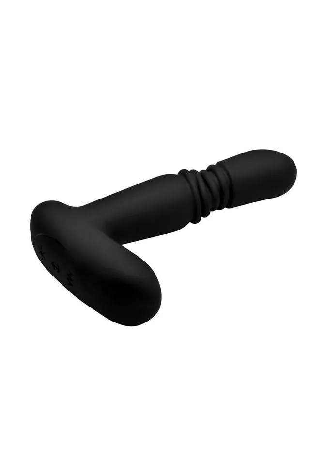 Male Sex Toys Under Control Under Control Rechargeable Silicone Thrusting Anal Plug with Remote Control