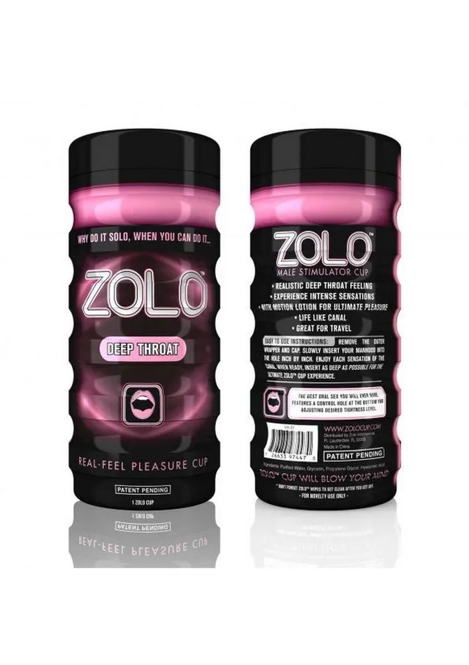 Male Sex Toys Zolo ZOLO Deep Throat Cup Masturbator