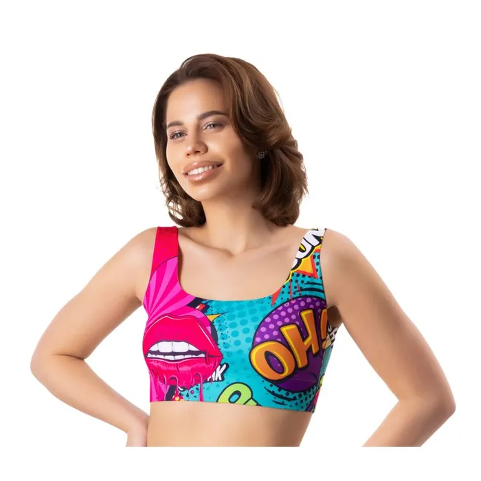 Mememe Lingerie Comics Oh Crop Top Vibrators