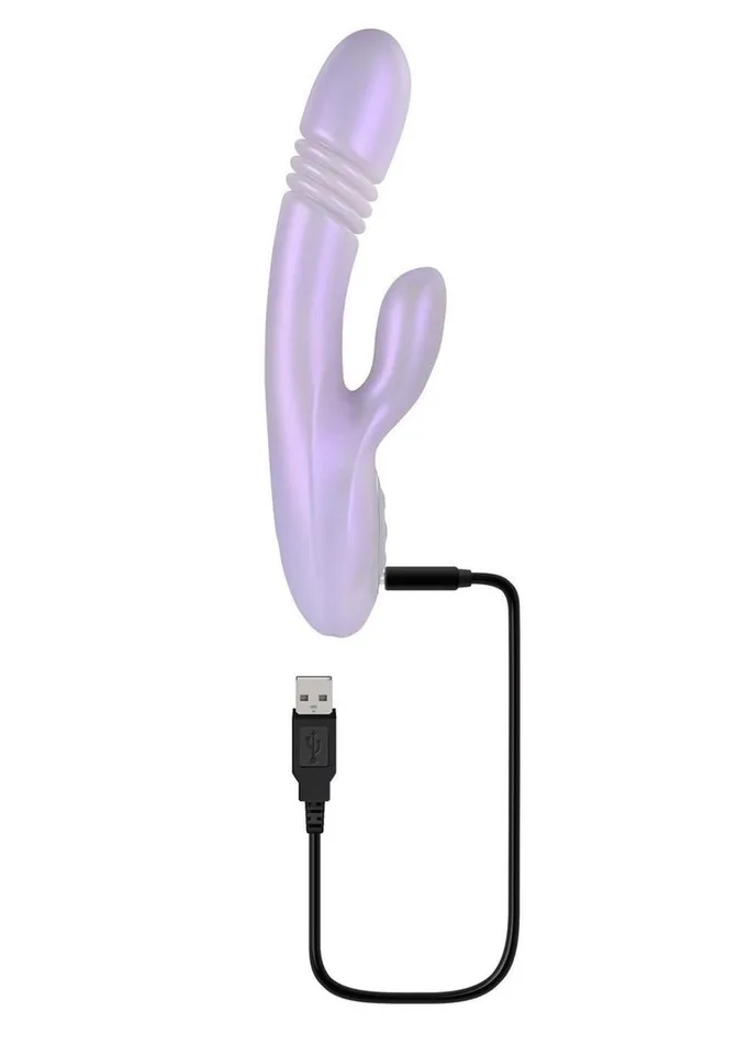 Playboy Bumping Bunny Rechargeable Silicone Rabbit Vibrator Playboy Female Sex Toys