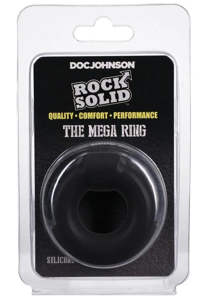 Rock Solid The Mega Ring Silicone Cock Ring Rock Solid Male Sex Toys