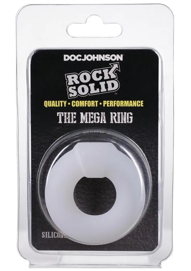 Rock Solid The Mega Ring Silicone Cock Ring Rock Solid Male Sex Toys