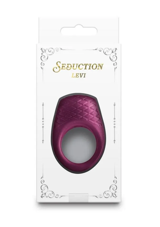 Seduction Levi Rechargeable Silicone Cock Ring Star Power Male Sex Toys