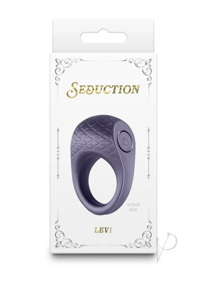 Seduction Levi Rechargeable Silicone Cock Ring Star Power Male Sex Toys