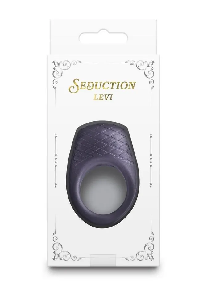 Seduction Levi Rechargeable Silicone Cock Ring Star Power Male Sex Toys