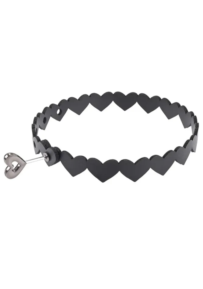 Sportsheets Anal Heart Day Collar Black Sportsheets Anal Heart Day Collar Black