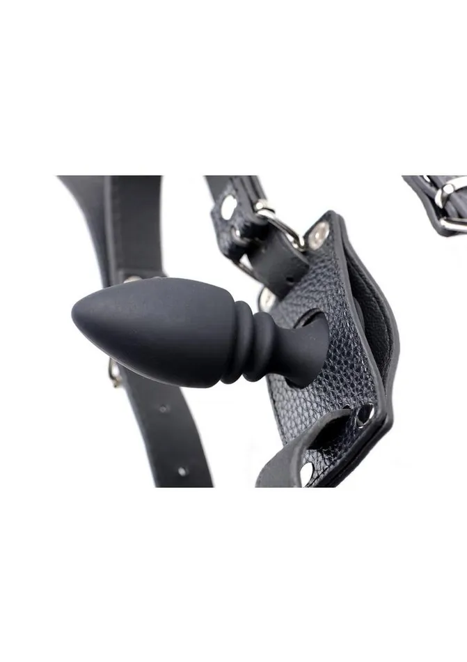Strict Male Harness with Silicone Anal Plug STRICT Male Sex Toys