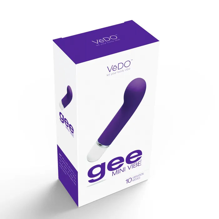 VeDO Gee Mini Vibe Into You Indigo Vibrators VeDO Gee Mini Vibe Into You Indigo Vibrators