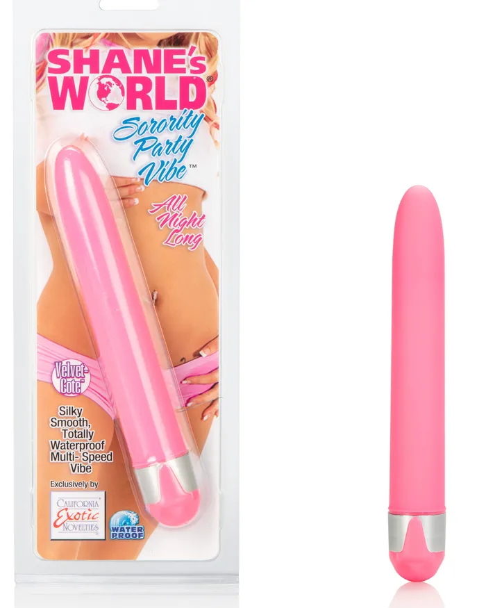 Vibrators CalExotics Shanes World Sorority Party Vibe All Night Long Pink Vibrators CalExotics Shanes World Sorority Party Vibe All Night Long Pink