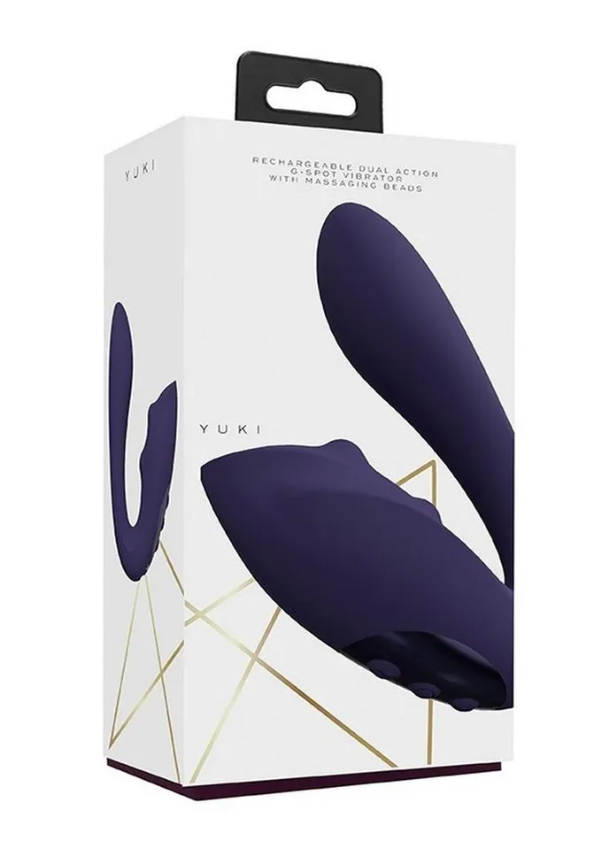 Vive by Shots Female Sex Toys Vive Yuki Rechargeable Dual Motor GSpot Vibrator with Massaging Beads