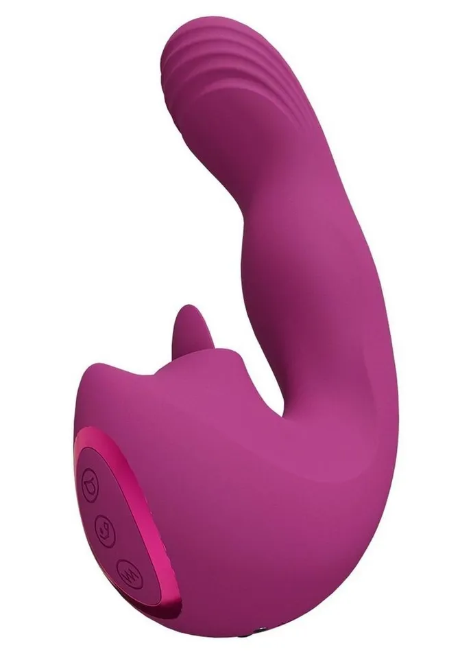 Vive by Shots Female Sex Toys Vive Yuki Rechargeable Dual Motor GSpot Vibrator with Massaging Beads