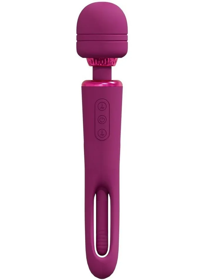 Vive by Shots Vive Kiku Rechargeable Double Ended Wand with GSpot Stimulator Female Sex Toys