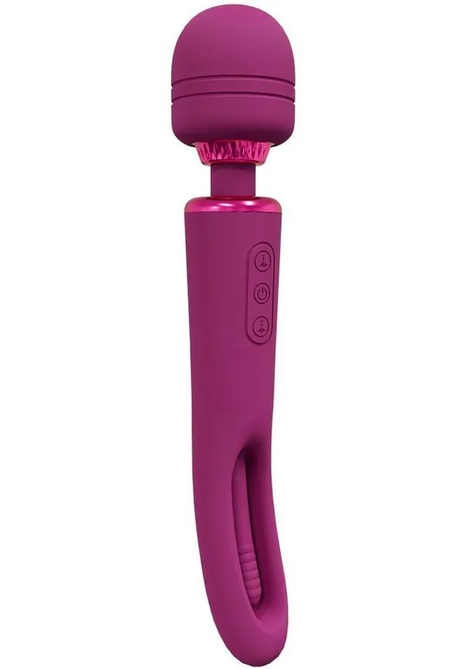 Vive by Shots Vive Kiku Rechargeable Double Ended Wand with GSpot Stimulator Female Sex Toys