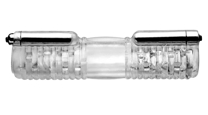 XR Brands Tom of Finland Tom of Finland Head to Head Vibrating Sleeve Male Sex Toys XR Brands Tom of Finland Tom of Finland Head to Head Vibrating Sleeve Male Sex Toys