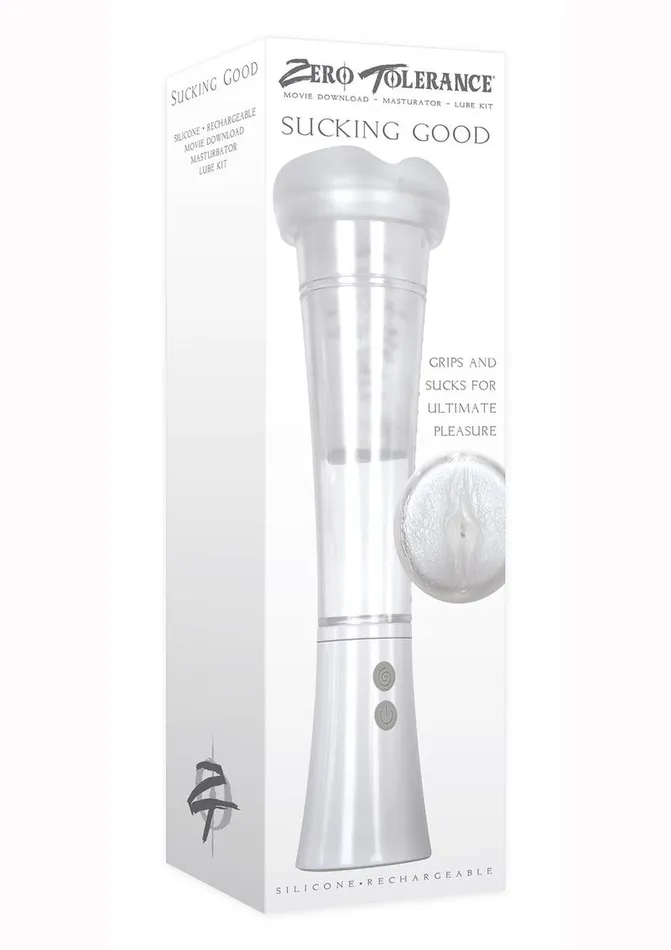 Zero Tolerance Male Sex Toys Zero Tolerance Sucking Good Rechargeable Vibrating Masturbator